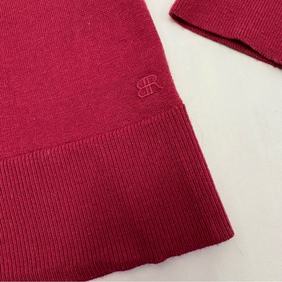 Banana Republic 100% Merino Wool Women’s Small Long Sleeve Crewneck Sweater Pink - Picture 3 of 10